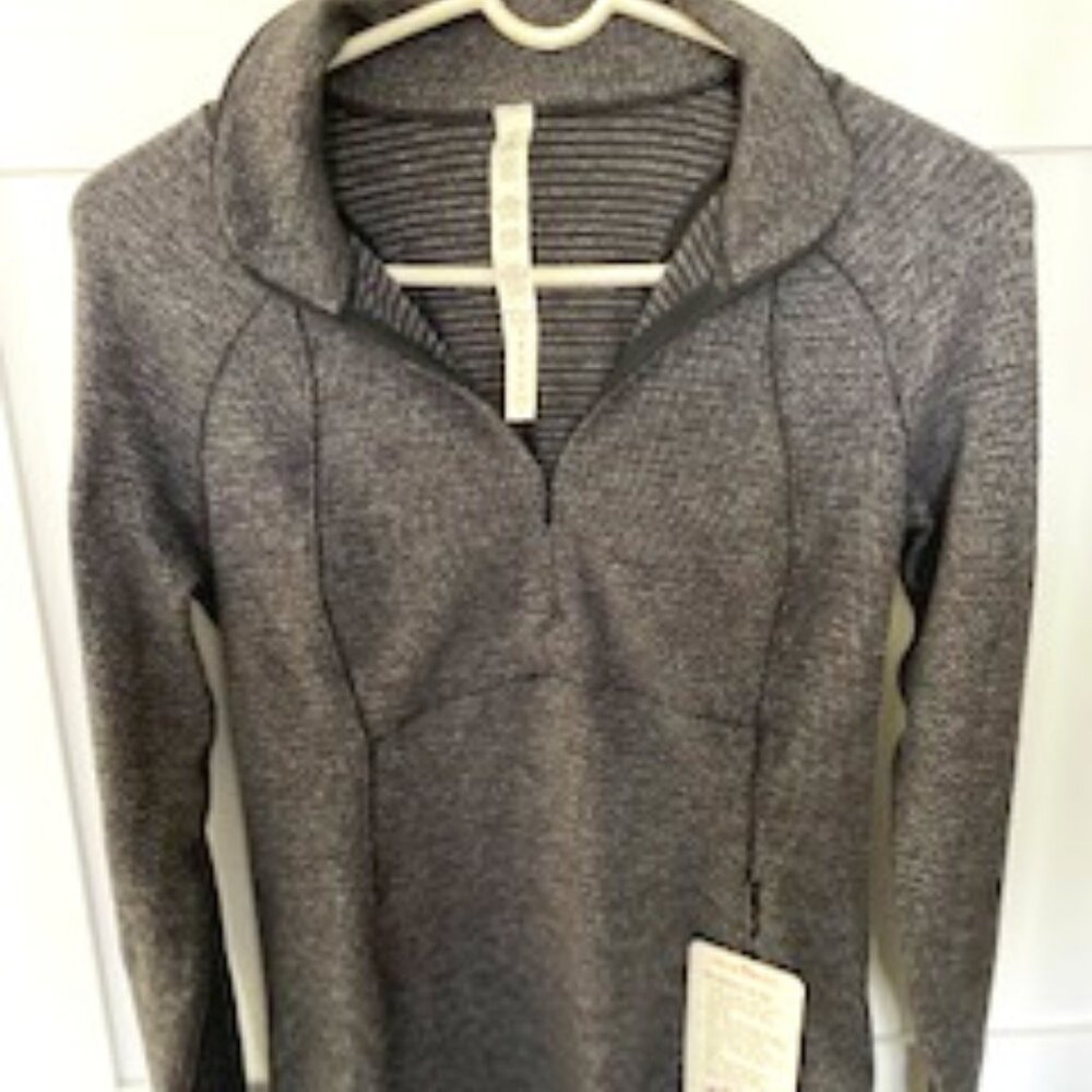 Lululemon Heather Gray Half Zip